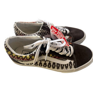 Vans NWT Fair Isle Old School Sold Out Sweater Sneaker Shoe Size 7.5 Men 9 Women